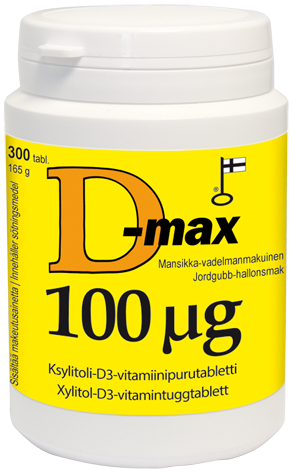 D-Max 100 mikrog 300 tabl