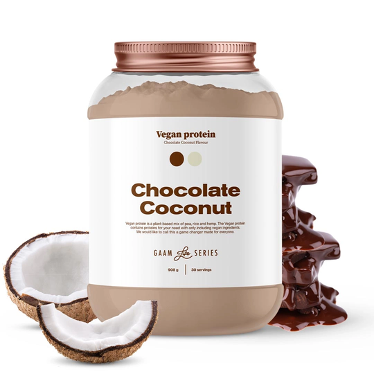 Gaam Vegan Protein 908 G Chocolate Coconut