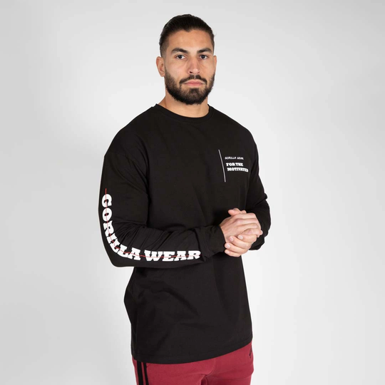 Gorilla Wear Boise Oversized Long Sleeve Black S