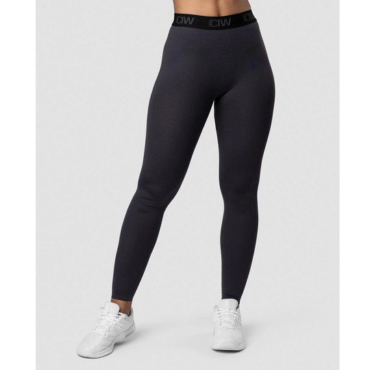 Icaniwill Define Logo Seamless Tights Graphite