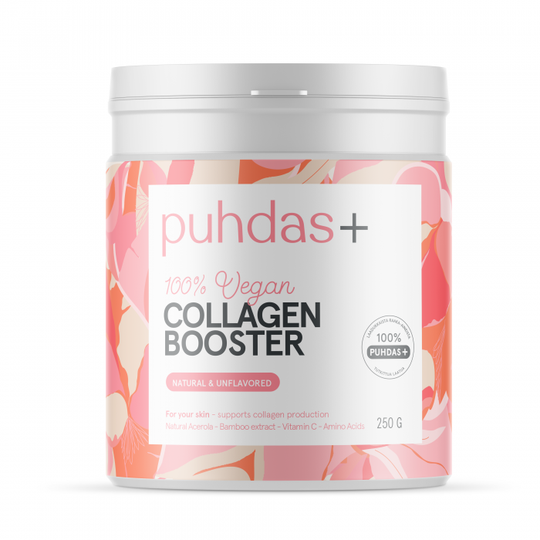 Puhdas+ Collagen Booster vegan maustamaton 250g