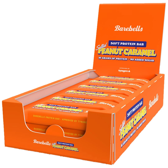 12 X Barebells Protein Bar 55 G Salted Peanut Caramel