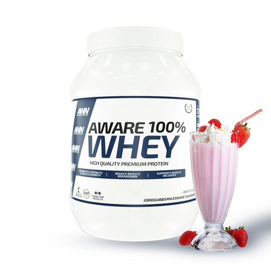 Aware Nutrition 100% Whey 900 G Strawberry Milkshake