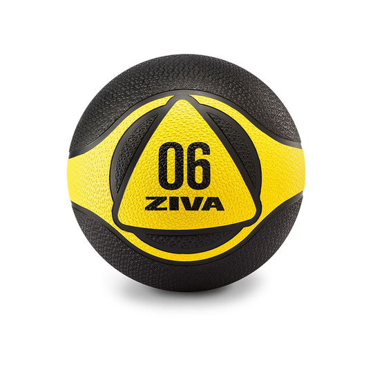 Ziva Zvo Medicine Ball Black/Yellow, Medicine kuntopallot