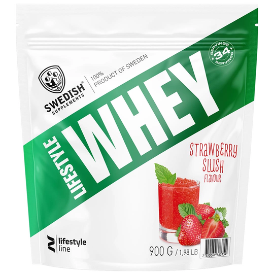 Swedish Supplements Lifestyle Whey 900 G Strawberry Slush