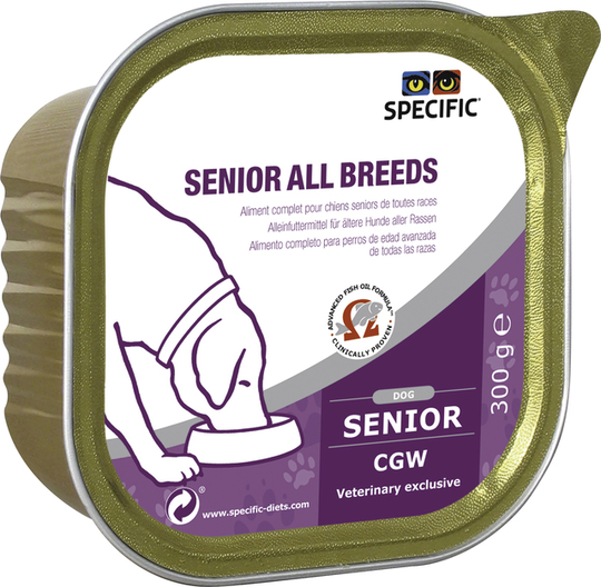 Specific CGW Senior All Breeds koiralle 6x300 g