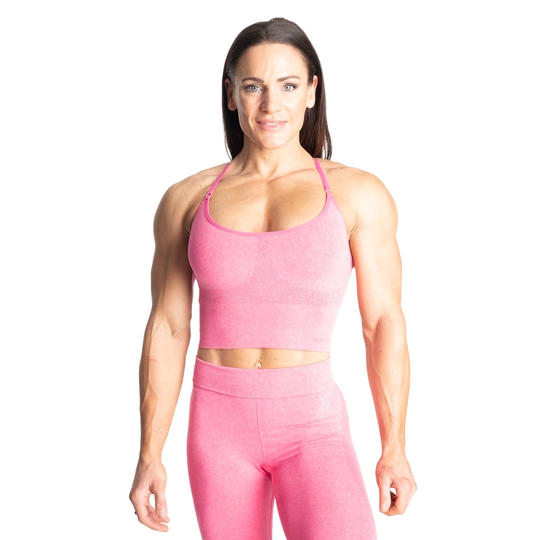 Better Bodies Astoria Seamless Bra Hot Pink Melange M