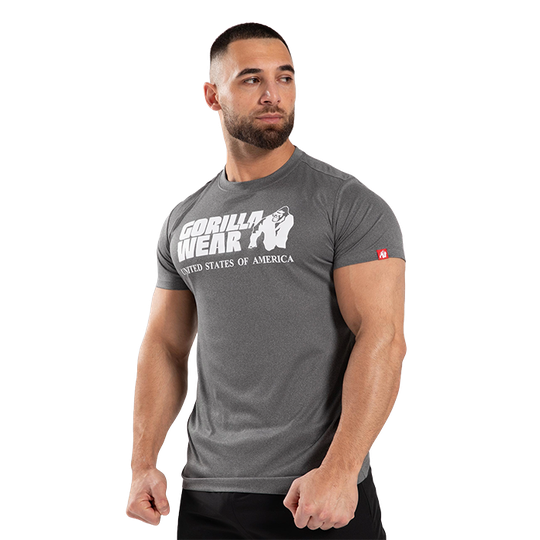 Classic Training T-Shirt, Grey Melange