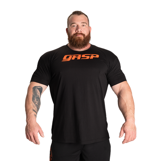 Legacy Gym T-paita Musta Oranssi