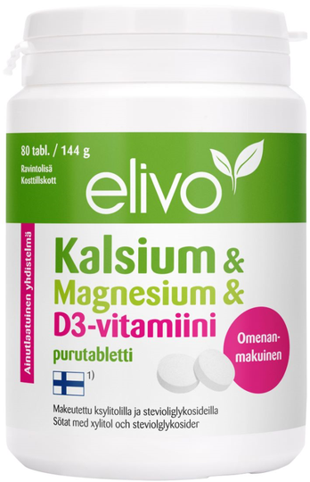 Elivo Kalsium-Magnesium-D 80 purutabl.