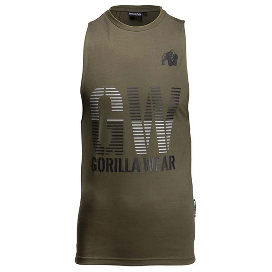 Gorilla Wear Dakota Sleeveless T-shirt Army Green S