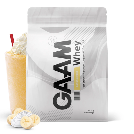 Gaam 100% Whey Premium 1 Kg Banana Créme