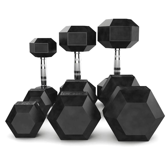 Eleiko XF Dumbbell Set 8, 16, 22 kg, Kromi