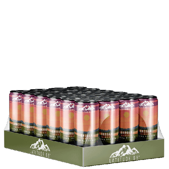 24 x Latitude 65, 330 ml, Skogen - Lingon
