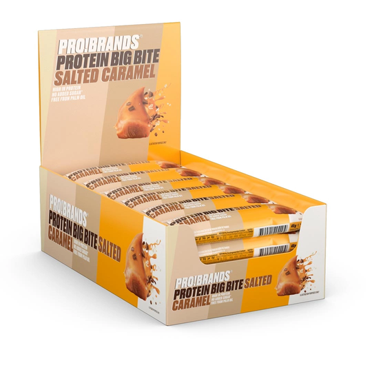 24 X Pro Brands Big Bite 45 G Salted Caramel