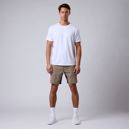 Flow Mesh T-paita Valkoinen