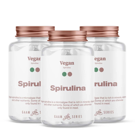 Gaam Vegan Spirulina 180 Caps