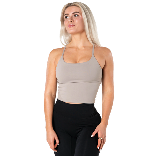 Relode Core Singlet Top, Beige