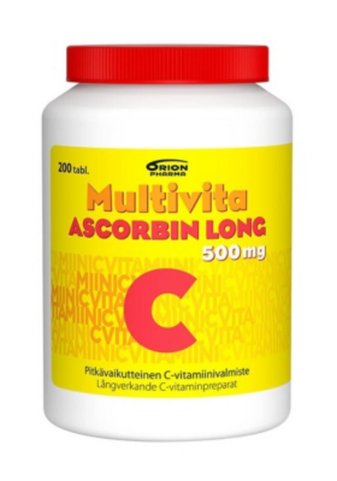 Multivita Ascorbin long 500 mg 200 tabl