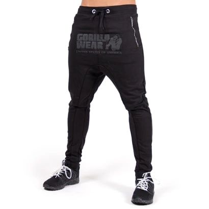 Gorilla Wear Alabama Drop Crotch Joggers Black Xxl