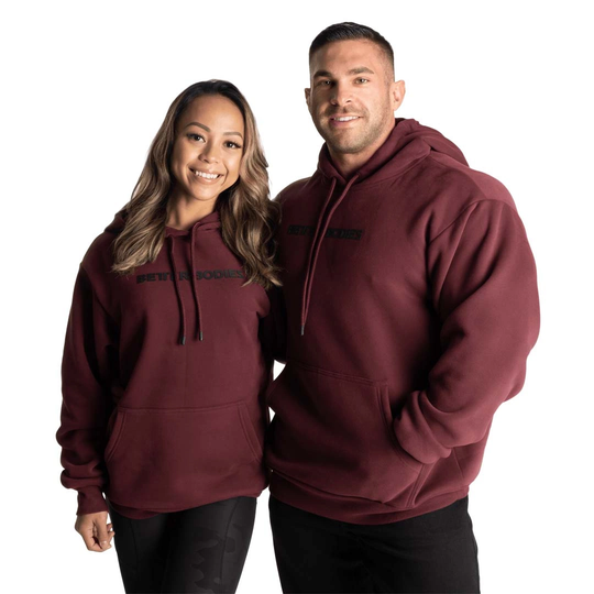 Better Bodies Logo Hoodie Maroon Xs