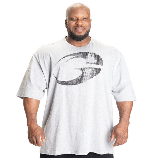 Pump Cover Iron Tee, Light Grey Melange