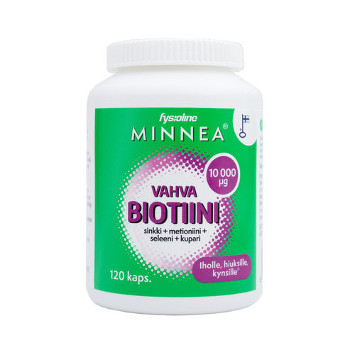 Minnea Vahva biotiini 120 kapselia