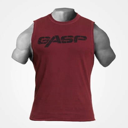 Gasp Vintage Tank Maroon M