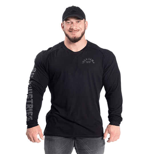 Throwback LS Tee, Black