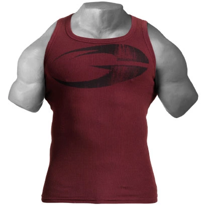 Gasp Original Ribbed Tank Maroon L