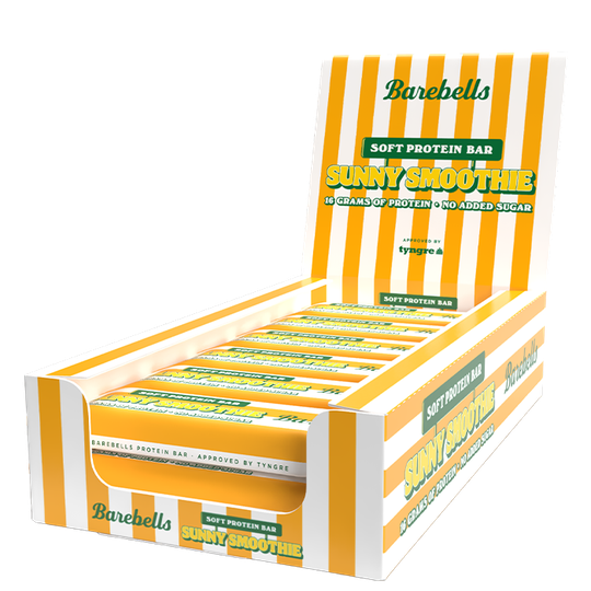 12 x Barebells Soft Bar, 55 g, Sunny Smoothie