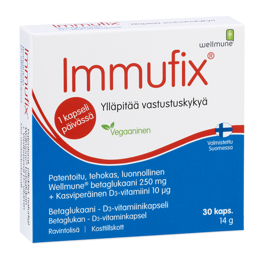 Immufix + D3 30 kapselia