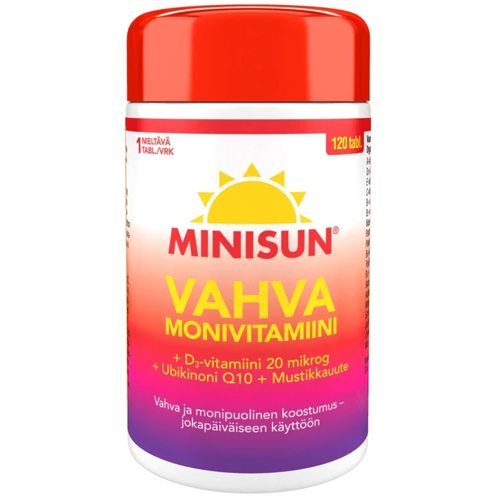 Minisun Vahva Monivitamiini 120 tablettia