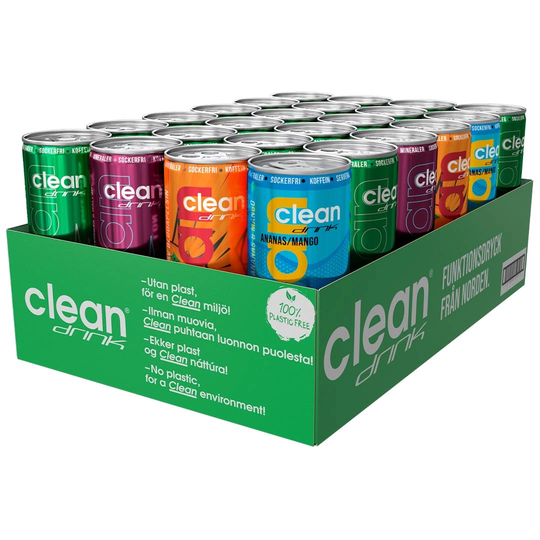 24 X Clean Drink 330 Ml