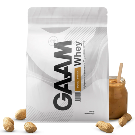 Gaam 100% Whey Premium 1 Kg Peanut Butter