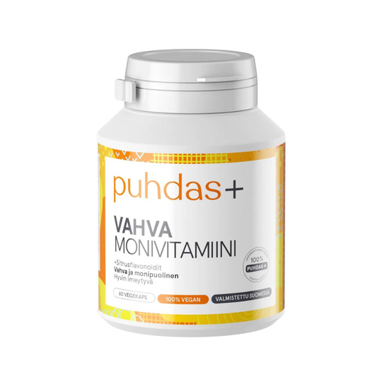 Puhdas+ Vahva Monivitamiini 60 kaps