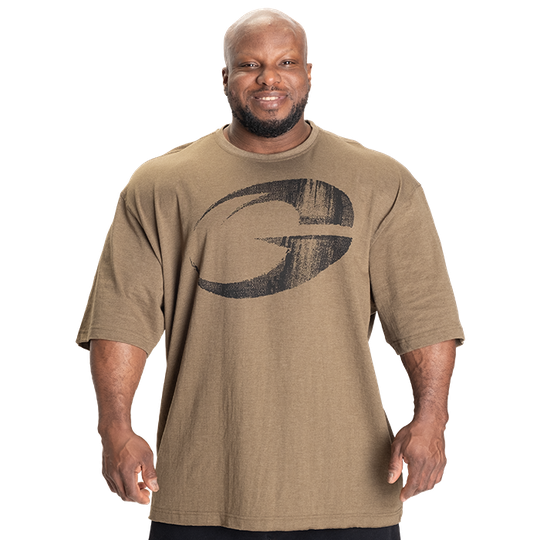 Pump Cover Iron Tee, Amy Green Melange