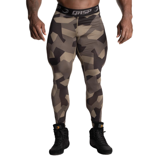 Gasp Core Tights Green Stealth Camo Xl