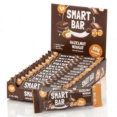 12 X Womens Best Smart Protein Bar 60 G Hazelnut Nougat