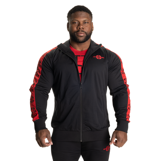 Bronx Track Jacket, Black/Red