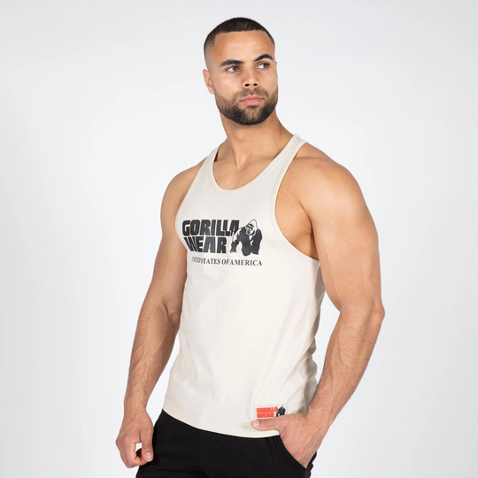 Gorilla Wear Classic Tank Top Beige S