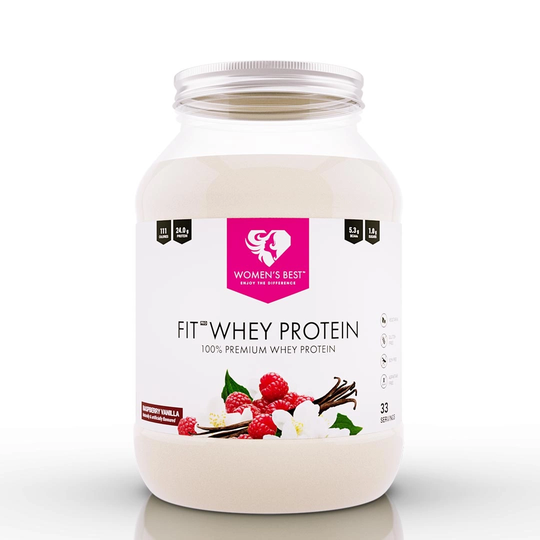 Womens Best Fit Whey Pro Protein 1 Kg Raspberry Vanilla