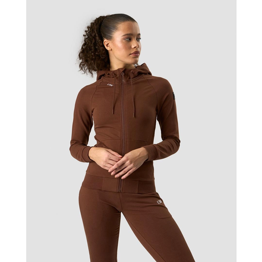 Icaniwill Activity Zip Hoodie Wmn Cinnamon M