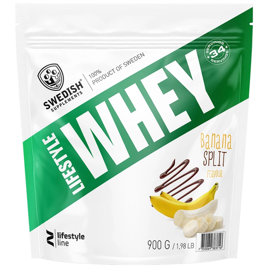 Swedish Supplements Lifestyle Whey 900 G Banana Split