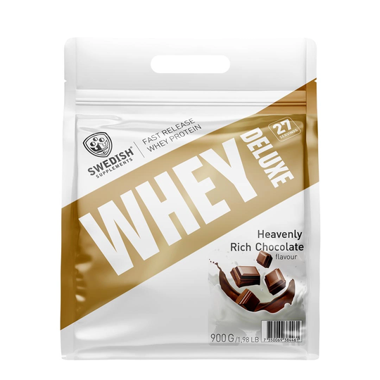 Swedish Supplements Whey Protein Deluxe 900 G Heavenly Rich Chocolate