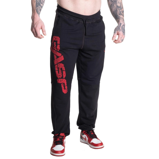 Gasp Vintage Sweatpants Black/chili Red Xxl