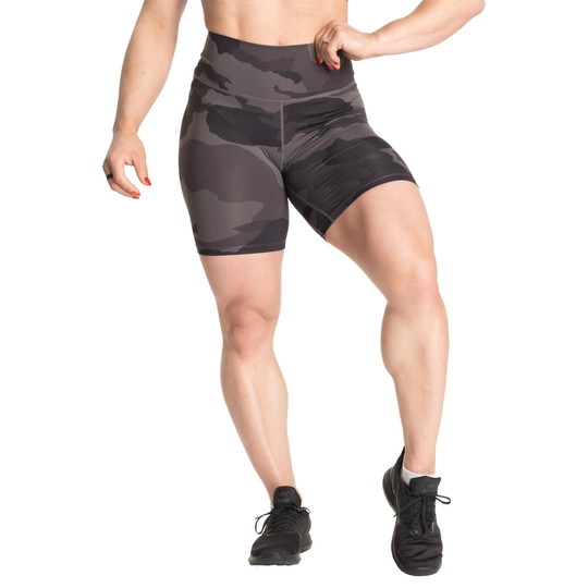 Better Bodies Core Biker Shorts Charcoal Camo L