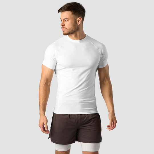 Stride Muscle Fit T-shirt Men, White