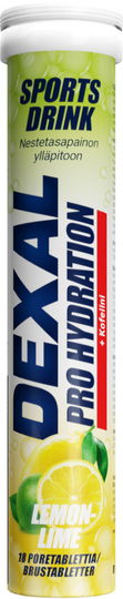 Dexal Pro Hydration Lemon-Lime +Caffeine poretabletti 18 kpl