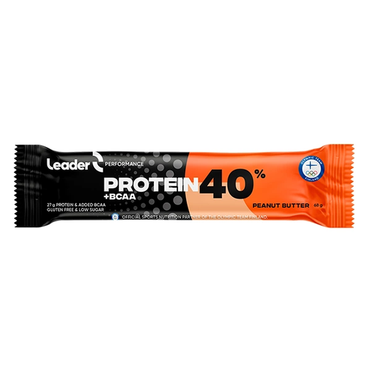 Leader 40% Protein Bar + Bcaa 68 G